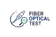 Fiber Optical Test logo featuring a fiber connector and optical signal icon with the text ‘Fiber Optical Test